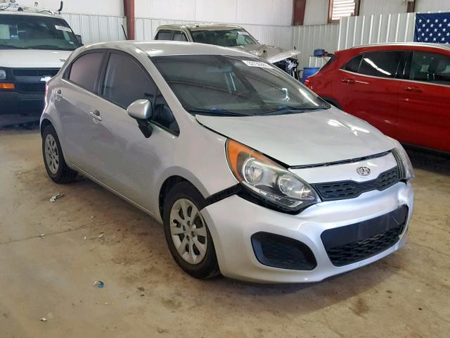 KNADM5A31C6014421 - 2012 KIA RIO LX SILVER photo 1