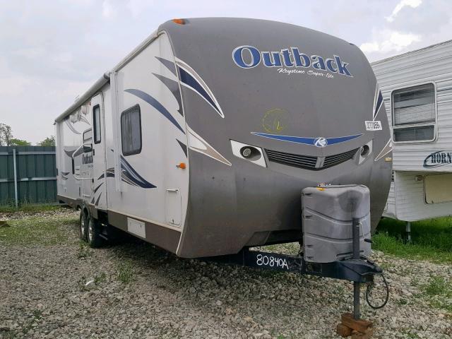 4YDT3202XDB451977 - 2013 KEYSTONE OUTBACK WHITE photo 1