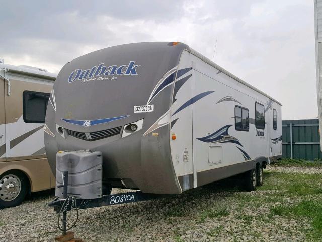 4YDT3202XDB451977 - 2013 KEYSTONE OUTBACK WHITE photo 2
