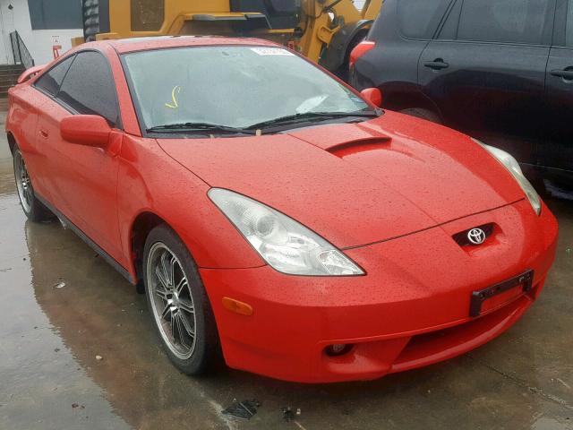 JTDDR32T910101278 - 2001 TOYOTA CELICA GT RED photo 1