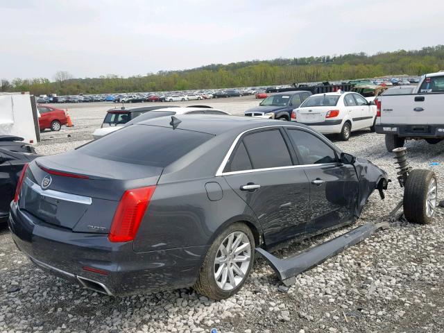 1G6AR5SX4E0152052 - 2014 CADILLAC CTS LUXURY GRAY photo 4