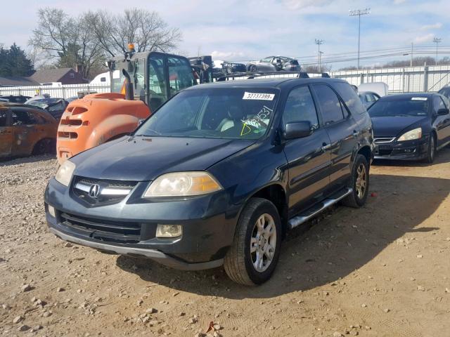 2HNYD18884H552476 - 2004 ACURA MDX TOURIN GRAY photo 2