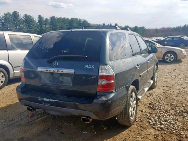 2HNYD18884H552476 - 2004 ACURA MDX TOURIN GRAY photo 4