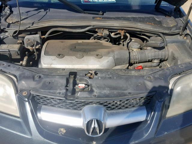 2HNYD18884H552476 - 2004 ACURA MDX TOURIN GRAY photo 7