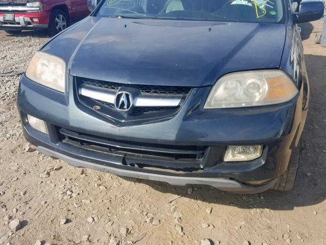 2HNYD18884H552476 - 2004 ACURA MDX TOURIN GRAY photo 9