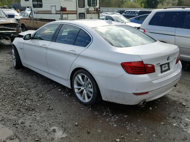 WBA5B3C5XED532037 - 2014 BMW 535 XI WHITE photo 3