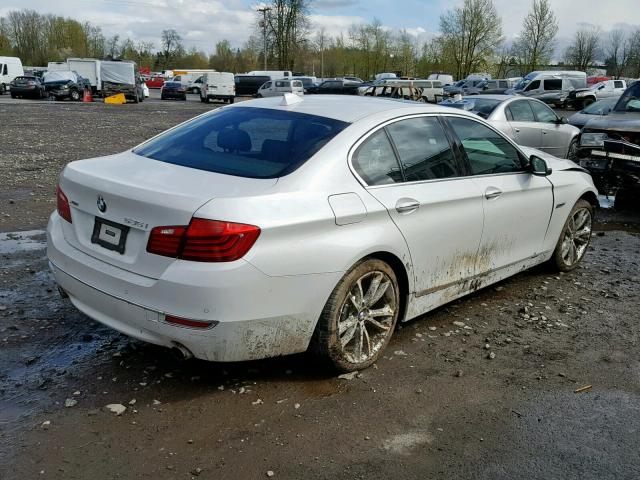 WBA5B3C5XED532037 - 2014 BMW 535 XI WHITE photo 4