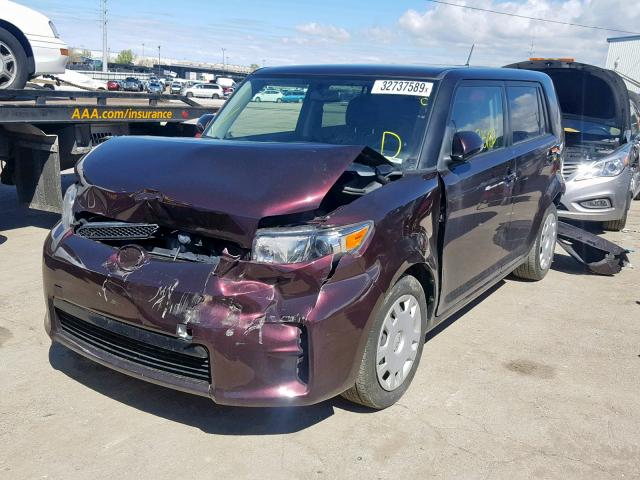 JTLZE4FE5FJ081071 - 2015 TOYOTA SCION XB 勃艮第红 照片 2