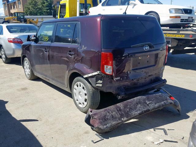JTLZE4FE5FJ081071 - 2015 TOYOTA SCION XB 勃艮第红 照片 3