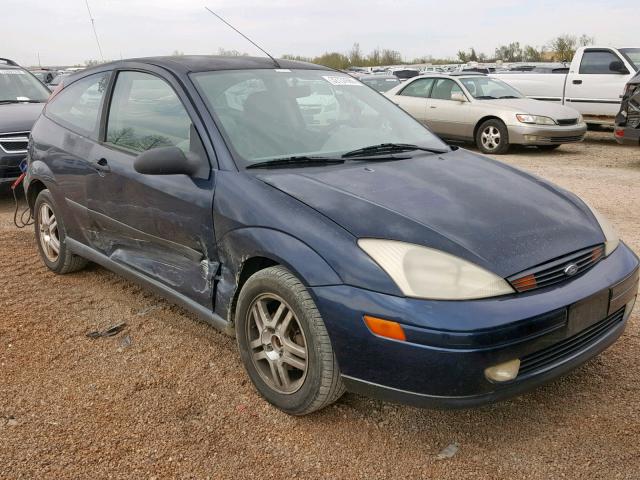 3FAFP3133YR174128 - 2000 FORD FOCUS ZX3 BLUE photo 1