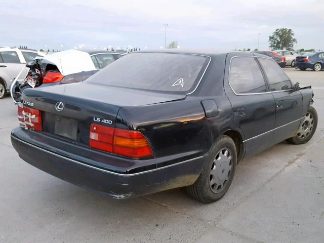 JT8BH22F1T0038855 - 1996 LEXUS LS 400 BLACK photo 4