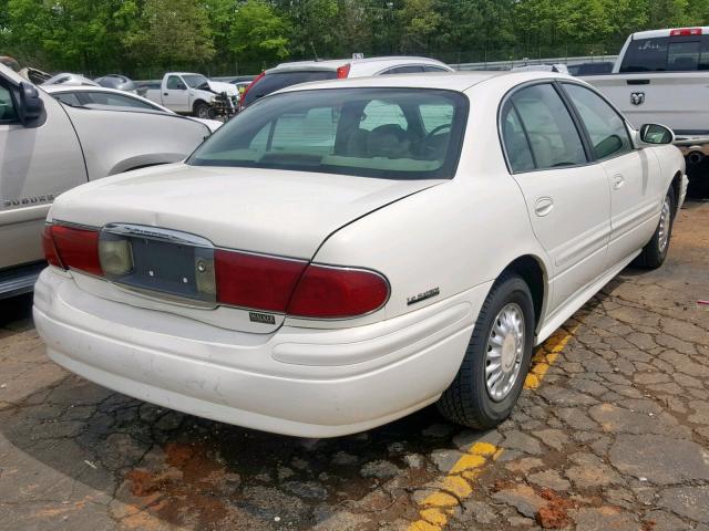 1G4HP54K514194148 - 2001 BUICK LESABRE CU WHITE photo 4