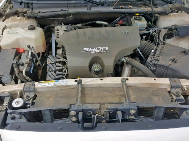 1G4HP54K514194148 - 2001 BUICK LESABRE CU WHITE photo 7