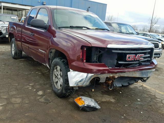 1GTEK190X7Z500794 - 2007 GMC NEW SIERRA BURGUNDY photo 1