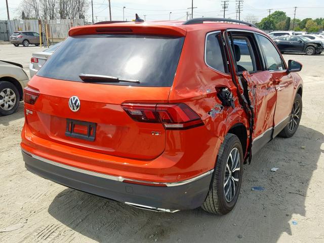 3VV3B7AX9JM192157 - 2018 VOLKSWAGEN TIGUAN SE ORANGE photo 4