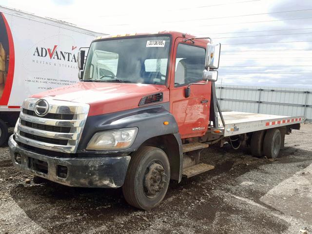 5PVNJ8JN1D4S51300 - 2013 HINO 258/268 RED photo 2