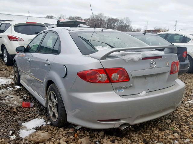 1YVHP84D445N74579 - 2004 MAZDA 6 S SILVER photo 3