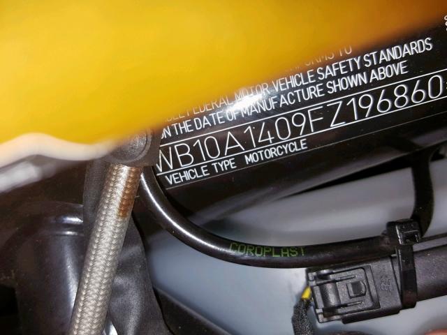 WB10A1409FZ196860 - 2015 BMW R1200 R BLUE photo 10