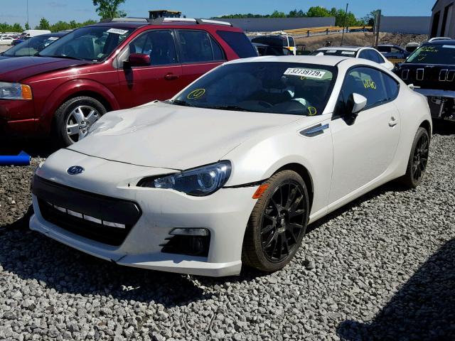 JF1ZCAC13F9604676 - 2015 SUBARU BRZ 2.0 LI WHITE photo 2