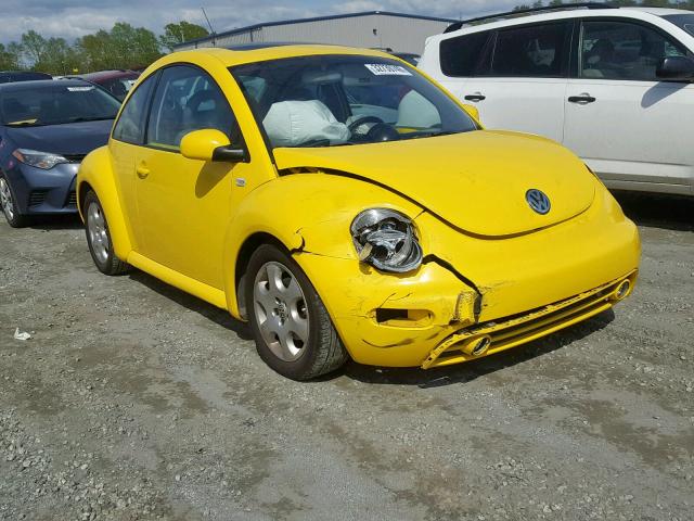 3VWCB21C62M428860 - 2002 VOLKSWAGEN NEW BEETLE Gelb Foto 1