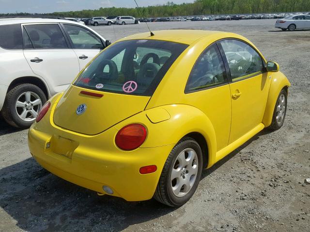 3VWCB21C62M428860 - 2002 VOLKSWAGEN NEW BEETLE Gelb Foto 4