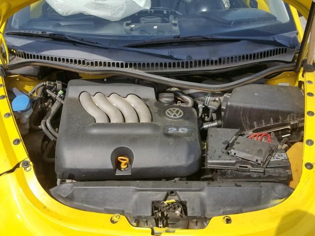 3VWCB21C62M428860 - 2002 VOLKSWAGEN NEW BEETLE Gelb Foto 7