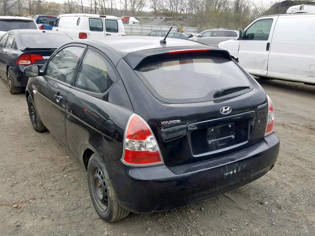 KMHCM3AC6AU158117 - 2010 HYUNDAI ACCENT BLU BLACK photo 3