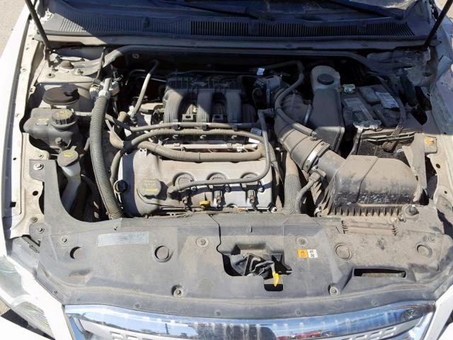 1FAHP2EW7BG160156 - 2011 FORD TAURUS SEL WHITE photo 7