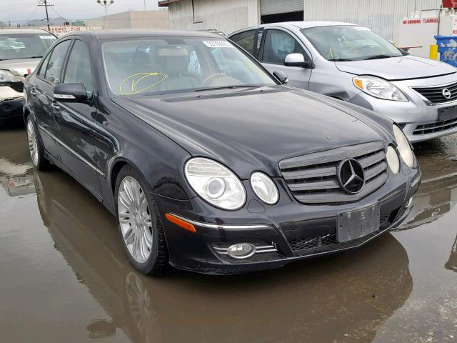 WDBUF56X38B307971 - 2008 MERCEDES-BENZ E 350 BLACK photo 1