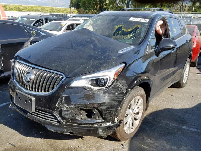 LRBFXBSA5HD098159 - 2017 BUICK ENVISION E BLACK photo 2