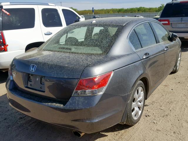 1HGCP2F82AA049442 - 2010 HONDA ACCORD EXL GRAY photo 4