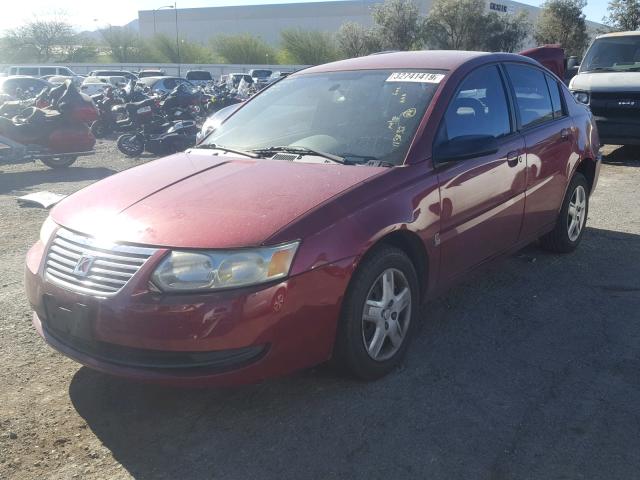 1G8AJ58F36Z191788 - 2006 SATURN ION LEVEL MAROON photo 2