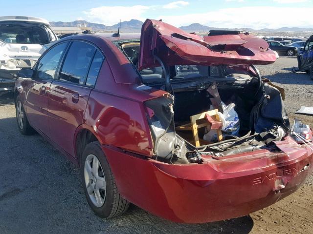 1G8AJ58F36Z191788 - 2006 SATURN ION LEVEL MAROON photo 3