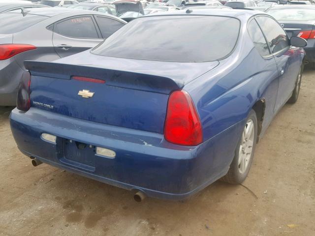 2G1WK151669379704 - 2006 CHEVROLET MONTE CARL BLUE photo 4