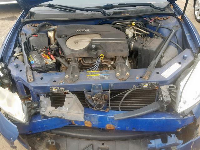 2G1WK151669379704 - 2006 CHEVROLET MONTE CARL BLUE photo 7