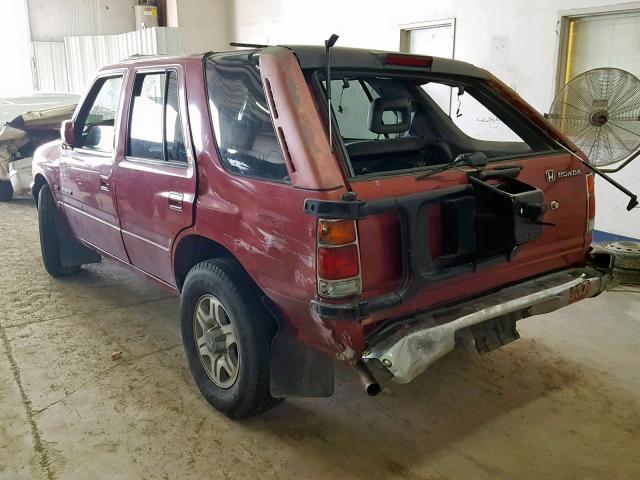 4S6CK58V2T4400730 - 1996 HONDA PASSPORT E 红色 照片 3