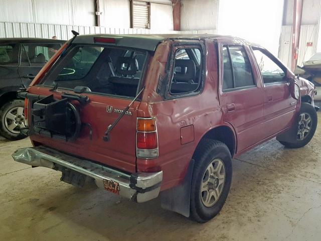 4S6CK58V2T4400730 - 1996 HONDA PASSPORT E 红色 照片 4