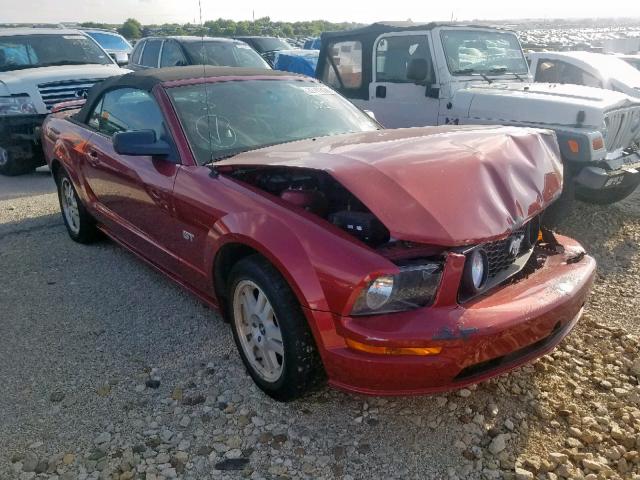 1ZVHT85H875274791 - 2007 FORD MUSTANG GT MAROON photo 1