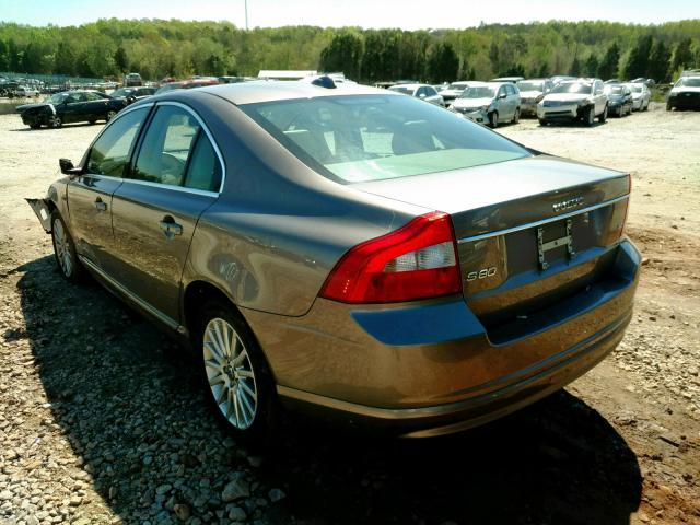 YV1AS982281078434 - 2008 VOLVO S80 3.2 BROWN photo 3