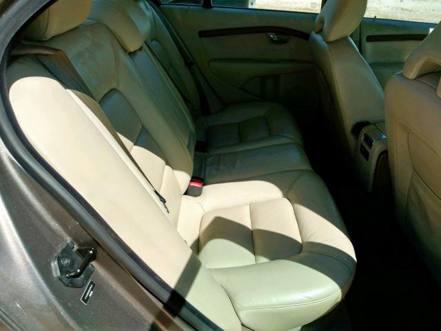 YV1AS982281078434 - 2008 VOLVO S80 3.2 BROWN photo 6