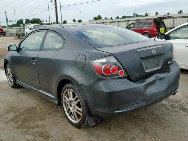 JTKDE167480269605 - 2008 TOYOTA SCION TC BLACK photo 3