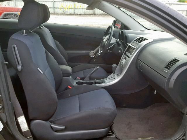 JTKDE167480269605 - 2008 TOYOTA SCION TC BLACK photo 5