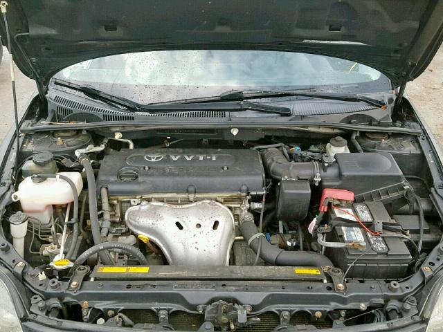 JTKDE167480269605 - 2008 TOYOTA SCION TC BLACK photo 7