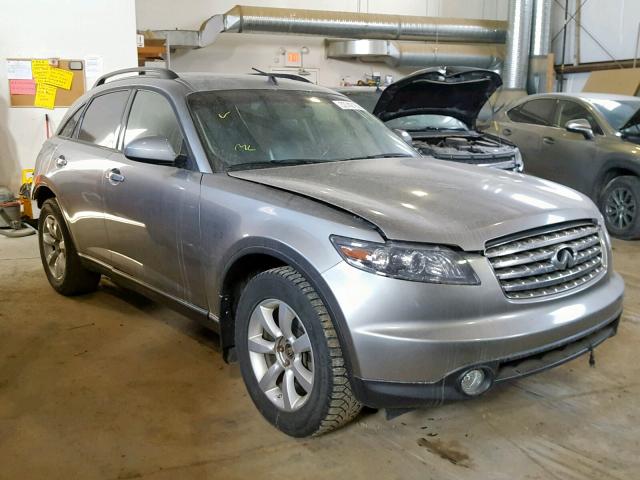 JNRAS08W85X210576 - 2005 INFINITI FX35 SILVER photo 1