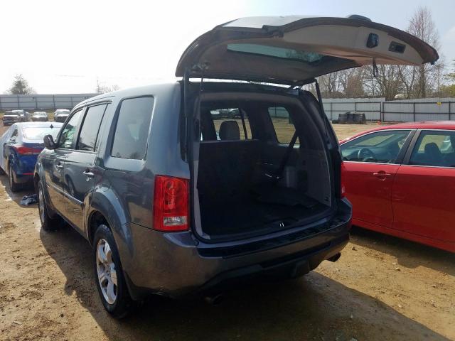 5FNYF4H70DB009878 - 2013 HONDA PILOT EXLN  photo 3