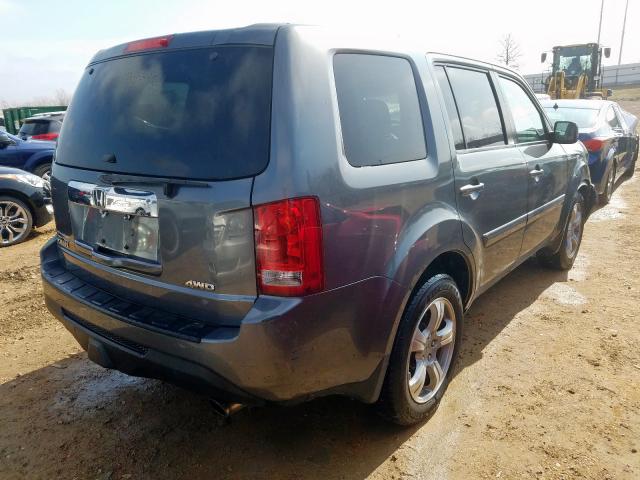 5FNYF4H70DB009878 - 2013 HONDA PILOT EXLN  photo 4