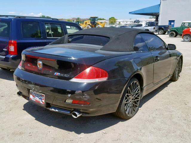 WBAEK73415B327989 - 2005 BMW 645 CI AUT BLACK photo 4