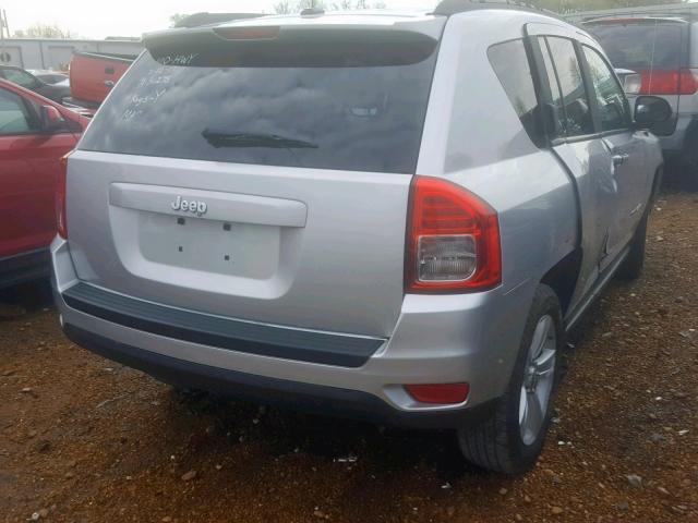 1C4NJCBB0DD178086 - 2013 JEEP COMPASS SP SILVER photo 4