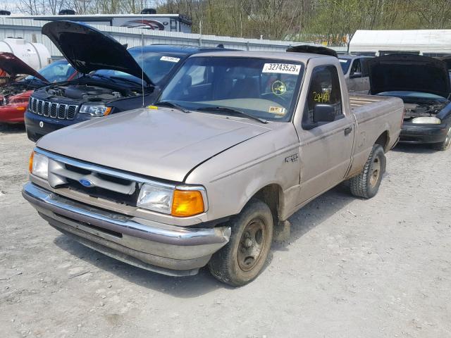 1FTCR10A2VPB18230 - 1997 FORD RANGER TAN photo 2