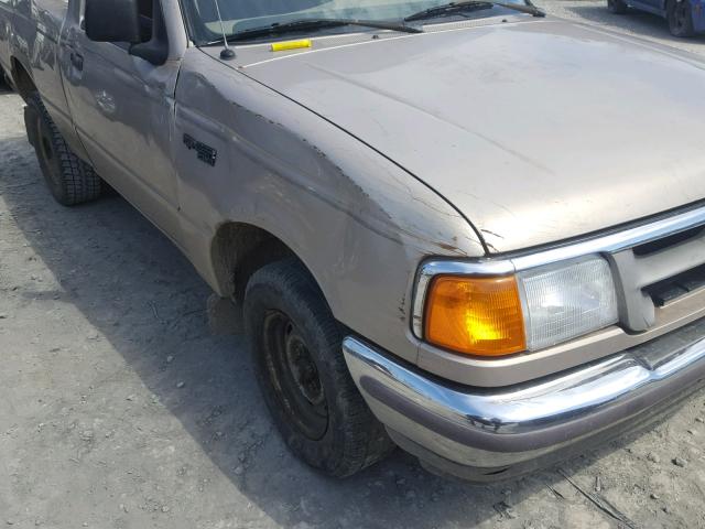 1FTCR10A2VPB18230 - 1997 FORD RANGER TAN photo 9